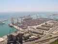 Montjuic - Blick auf Hafen 1