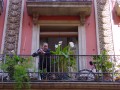 Strasse Ferran - Wohnhausbalkon