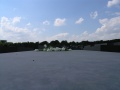 Holocaust-Mahnmal - Blick ueber Steelen