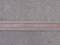Mauerverlauf auf Strasse
