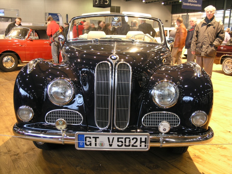 BMW 502 V8 Cabriolet (Karosserie Baur) (vorne).JPG - OLYMPUS DIGITAL CAMERA         
