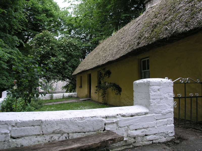 Bunratty Folk Park - Shannon Bauernhaus.JPG - Photos of Ireland, in June 2005