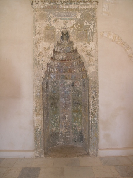 Rethimnon - Festung Sultan-Ibrahim-Moschee Gebetsnische Mihrab.JPG - OLYMPUS DIGITAL CAMERA         