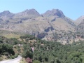 Argoules - Blick auf Kapelle und Berge
