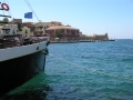 Chania - Fischer- und Jachthafen Blick auf Hafenkastell