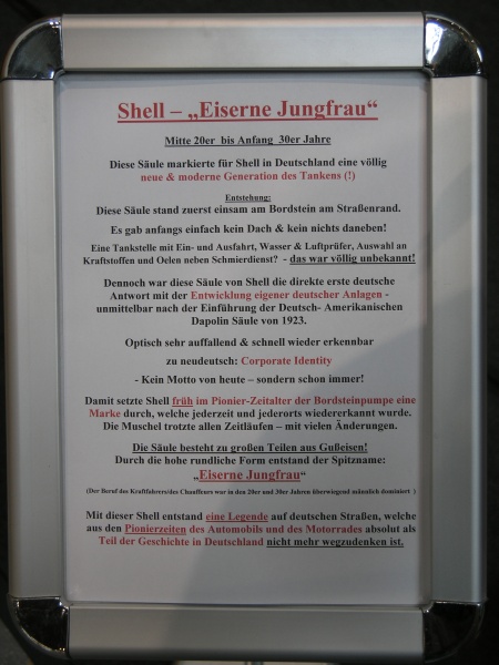 Tanksaeule SHELL (Eiserne Jungfrau) Beschreibung.JPG - OLYMPUS DIGITAL CAMERA         