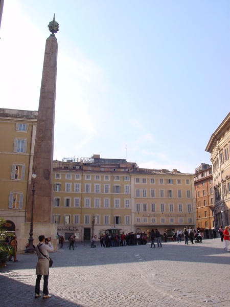 Piazza di Montecitorio - Aegypt. Obelisk.JPG -                                